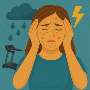 Чому стрес викликає висипи на шкірі? - HealthLine 3