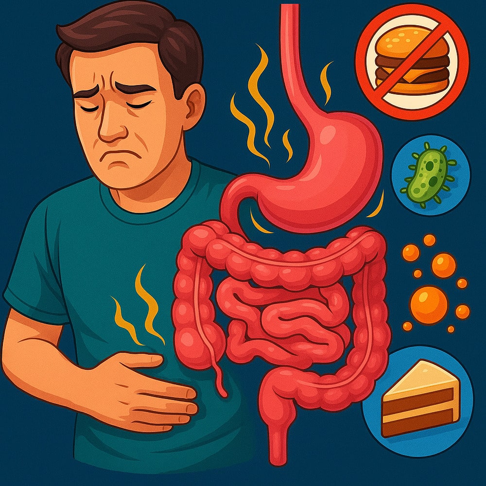 Чому виникають проблеми з травленням? - HealthLine 1