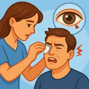 Перша допомога при потраплянні сторонніх предметів в око - HealthLine 1