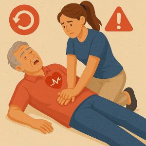 Перша допомога при серцевому нападі: крок за кроком - HealthLine 33