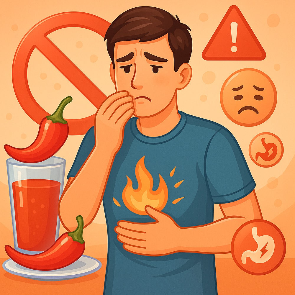 Чому гостра їжа може викликати проблеми з травленням? - HealthLine 1