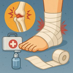 Надання допомоги при травмах суглобів: вивихи та розтягнення - HealthLine 1