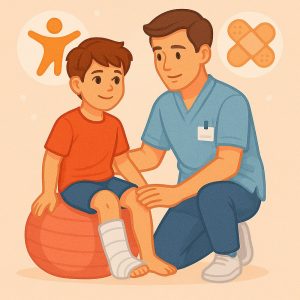 Роль фізичної реабілітації в одужанні дітей після травм - HealthLine 1