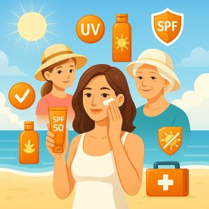 Захист шкіри від сонця: поради для жінок різного віку - HealthLine 1